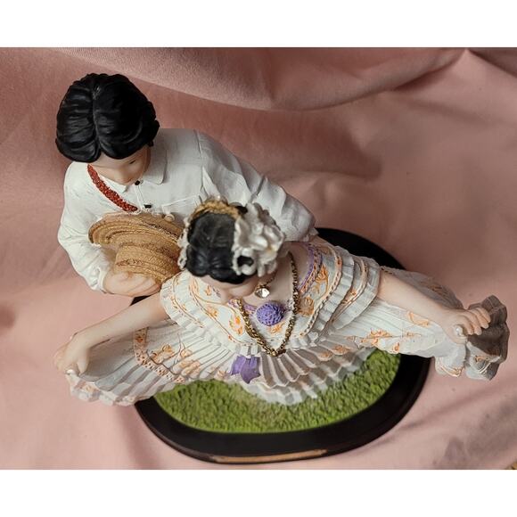 MONTEFIORI COLLECTION FLAMINGO COUPLE DANCERS FIGURINES DANIEL'S COLLECTION 8”H - Picture 5 of 11